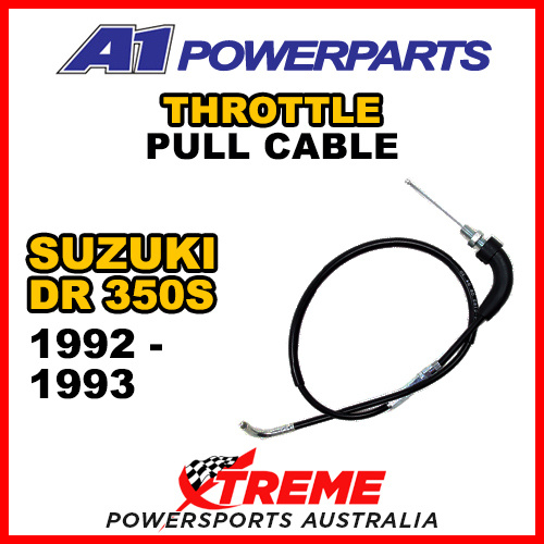 A1 Powerparts For Suzuki DR350S 1992-1993 Throttle Pull Cable 52-131-10