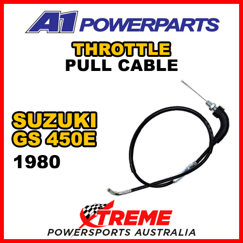 A1 Powerparts For Suzuki GS450E GS 450E 1980 Throttle Pull Cable 52-383-10