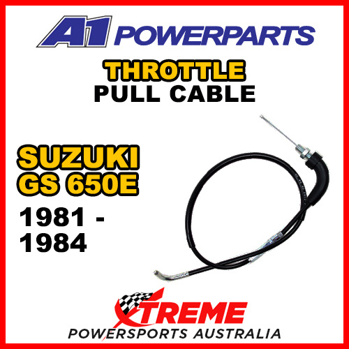 A1 Powerparts For Suzuki GS650E GS 650E 1981-1984 Throttle Pull Cable 52-452-10
