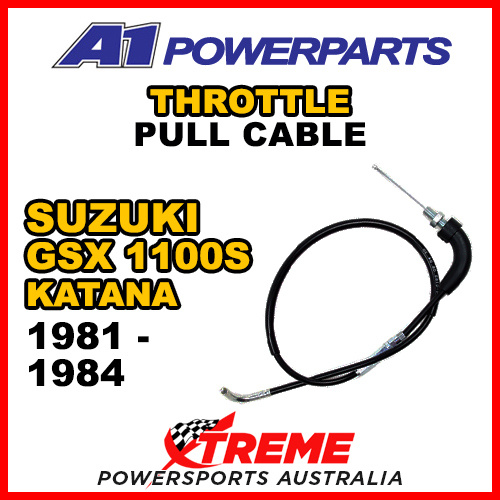 A1 Powerparts For Suzuki GS650G Katana 1981-1984 Throttle Pull Cable 52-452-10