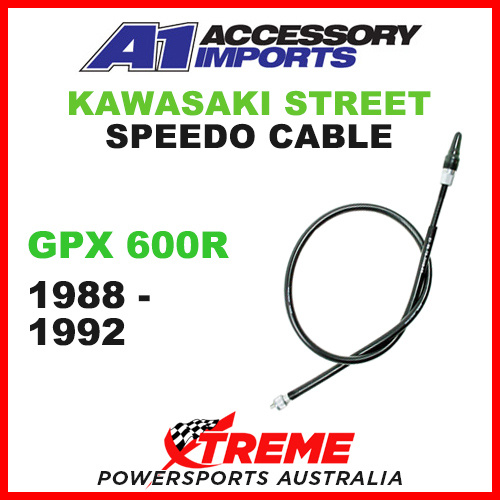 A1 Powerparts Kawasaki GPX600R 1988-1992 Speedo Cable 53-024-50