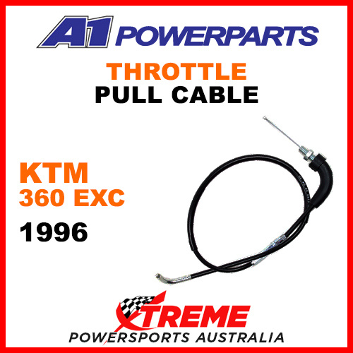 A1 Powerparts KTM 360EXC 360 EXC 1996 Throttle Pull Cable 54-012-10