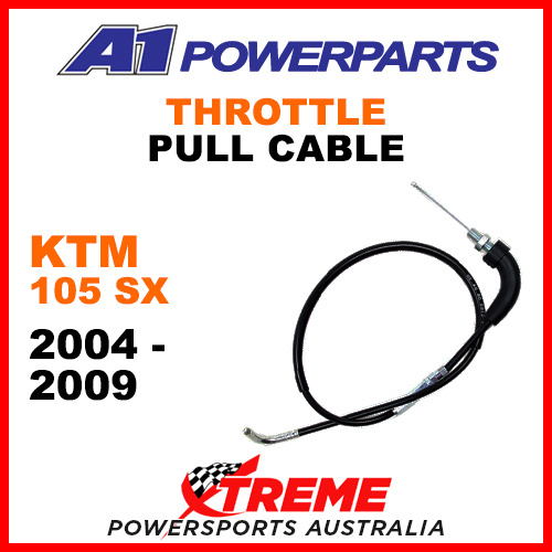 A1 Powerparts KTM 105SX 105 SX 2004-2009 Throttle Pull Cable 54-100-10