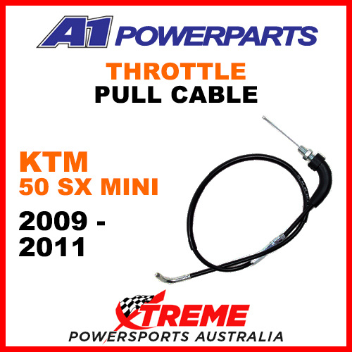 A1 Powerparts KTM 50SX 50 SX Mini 2009-2011 Throttle Pull Cable 54-135-10