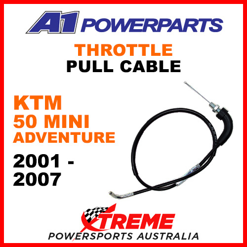 A1 Powerparts KTM 50 Mini Adventure 2001-2007 Throttle Pull Cable 54-140-10