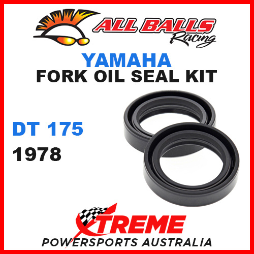 All Balls 55-104 Yamaha DT175 DT 175 1978 Fork Oil Seal Kit 31x43x10