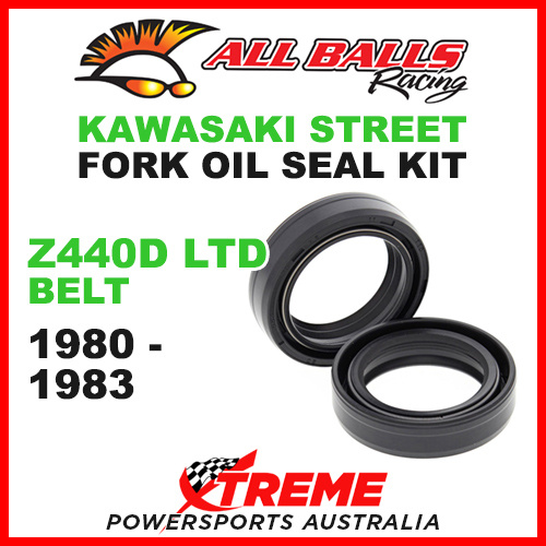 All Balls 55-107 Kawasaki Z440D LTD Belt Drive 1980-1983 Fork Oil Seal Kit 33x46x11