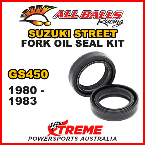 All Balls 55-107 For Suzuki GS450 GS 450 1980-1983 Fork Oil Seal Kit 33x46x11