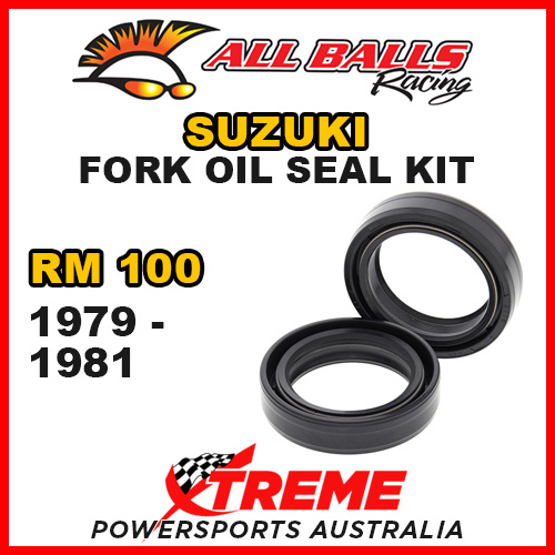 All Balls 55-108 For Suzuki RM100 RM 100 1979-1981 Fork Oil Seal Kit 35x48x11