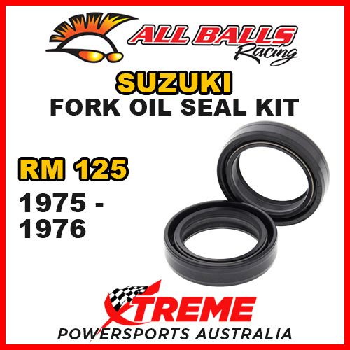 All Balls 55-108 For Suzuki RM125 RM 125 1975-1976 Fork Oil Seal Kit 35x48x11