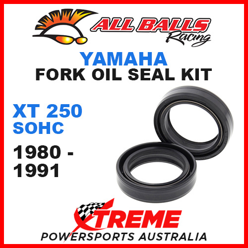 All Balls 55-108 Yamaha XT250 SOHC 1980-1991 Fork Oil Seal Kit 35x48x11