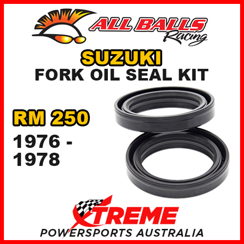 All Balls 55-110 For Suzuki RM250 RM 250 1976-1978 Fork Oil Seal Kit 36x48x8