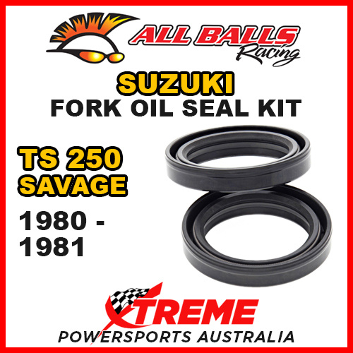 All Balls 55-110 For Suzuki TS250 TS 250 Savage 1980-1981 Fork Oil Seal Kit 36x48x8