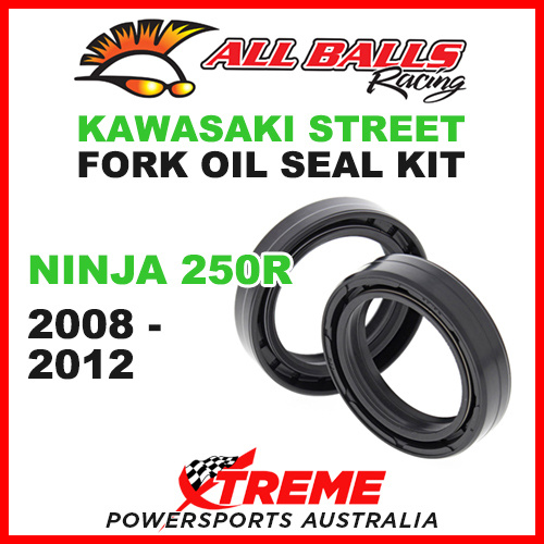 All Balls 55-111 Kawasaki Ninja 250R 2008-2012 Fork Oil Seal Kit 37x50x11