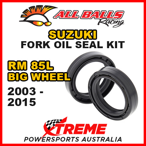 All Balls 55-111 For Suzuki RM85L Big Wheel 2003-2015 Fork Oil Seal Kit 37x50x11