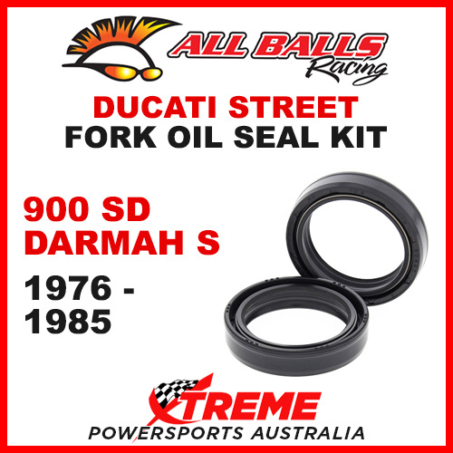 All Balls 55-112 Ducati 900 SD Darmah S 1976-1985 Fork Oil Seal Kit 38x50x10.5
