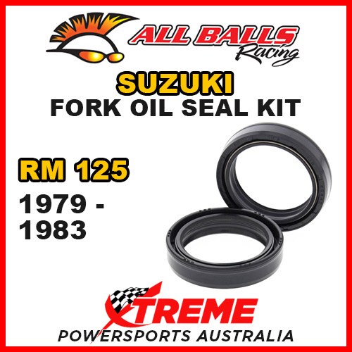 All Balls 55-112 For Suzuki RM125 RM 125 1979-1983 Fork Oil Seal Kit 38x50x10.5