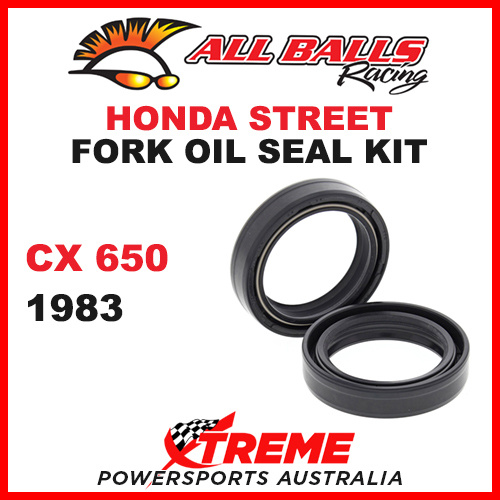 All Balls 55-113 Honda CX650 CX 650 1983 Fork Oil Seal Kit 39x52x11