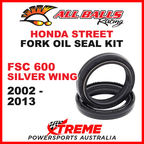 All Balls 55-117 Honda FSC 600 Silver Wing 2002-2013 Fork Oil Seal Kit 41x53x8/10.5