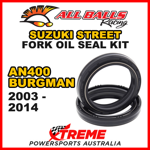 All Balls 55-117 For Suzuki AN400 Burgman 2003-2014 Fork Oil Seal Kit 41x53x8/10.5