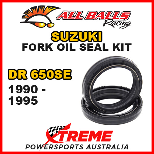 All Balls 55-117 For Suzuki DR650SE DR 650SE 1990-95 Fork Oil Seal Kit 41x53x8/10.5
