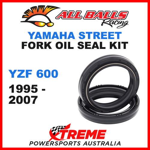 All Balls 55-117 Yamaha YZF600 YZF 600 1995-2007 Fork Oil Seal Kit 41x53x8/10.5