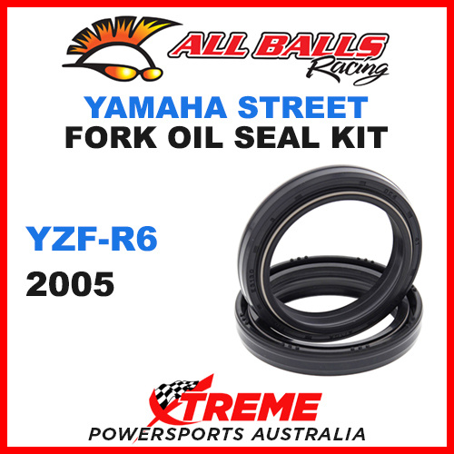 All Balls 55-117 Yamaha YZF-R6 600cc 2005 Fork Oil Seal Kit 41x53x8/10.5