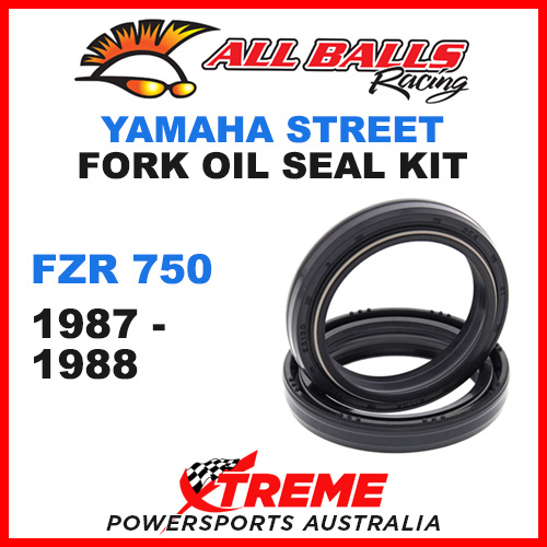 All Balls 55-117 Yamaha FZR750 FZR 750 1987-1988 Fork Oil Seal Kit 41x53x8/10.5