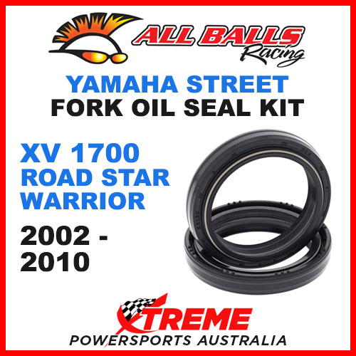 All Balls 55-117 Yamaha XV1700 Road Star Warrior 2002-2010 Fork Oil Seal Kit 41x53x8/10.5
