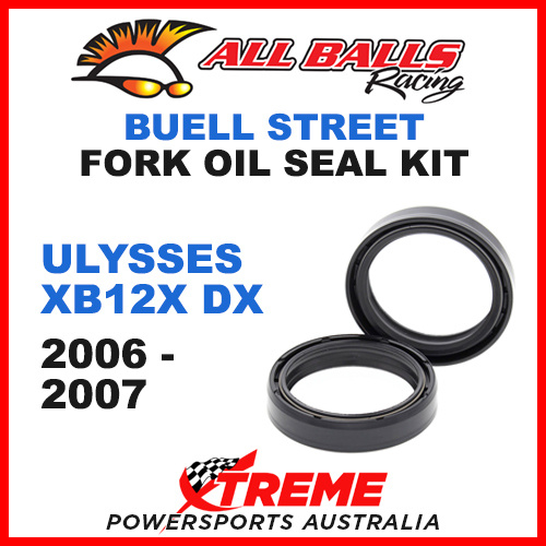 All Balls 55-120 Buell Ulysses XB12X DX 2006-2007 Fork Oil Seal Kit 43x54x11