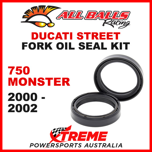 All Balls 55-120 Ducati 750 Monster 2000-2002 Fork Oil Seal Kit 43x54x11
