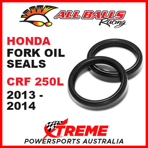 All Balls 55-120 Honda CRF250L CRF 250L 2013-2014 Fork Oil Seal Kit 43x54x11