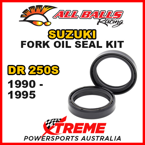 All Balls 55-120 For Suzuki DR250S DR 250S 1990-1995 Fork Oil Seal Kit 43x54x11