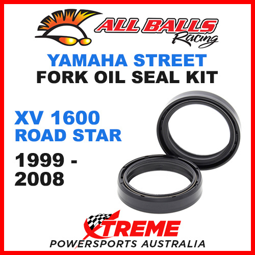 All Balls 55-120 Yamaha XV 1600 Road Star 1999-2008 Fork Oil Seal Kit 43x54x11