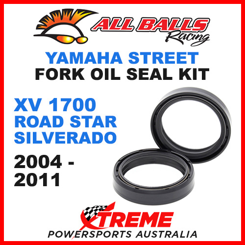 All Balls 55-120 Yamaha XV 1700 Road Star Silverado 2004-2011 Fork Oil Seal Kit 43x54x11