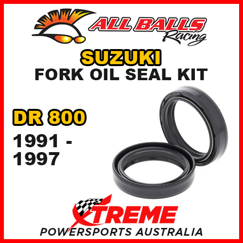All Balls 55-122 For Suzuki DR800 DR 800 1991-1997 Fork Oil Seal Kit 43x55x10.5