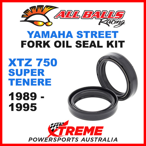 All Balls 55-122 Yamaha XTZ750 XTZ 750 Super Tenere 1989-1995 Fork Oil Seal Kit 43x55x10.5