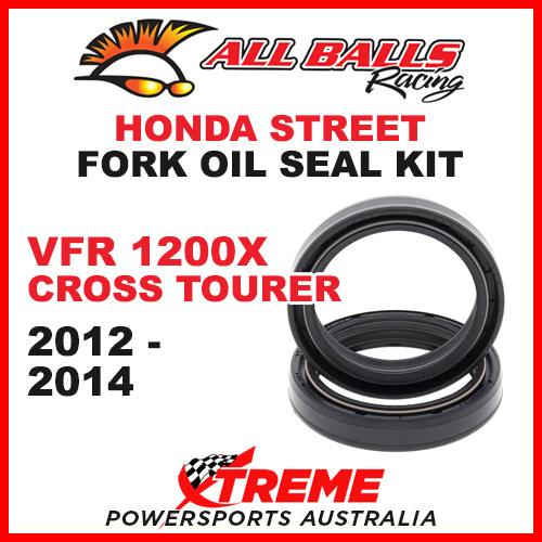 All Balls 55-123 Honda VFR 1200X Crosstourer 2012-2014 Fork Oil Seal Kit 43x55x9.5/10