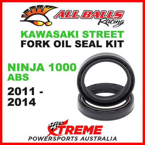 All Balls 55-123 Kawasaki Ninja 1000 ABS 2011-2014 Fork Oil Seal Kit 43x55x9.5/10