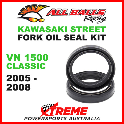 All Balls 55-123 Kawasaki VN 1500 Classic 2005-2008 Fork Oil Seal Kit 43x55x9.5/10