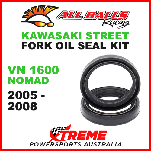 All Balls 55-123 Kawasaki VN1600 VN 1600 Nomad 2005-2008 Fork Oil Seal Kit 43x55x9.5/10