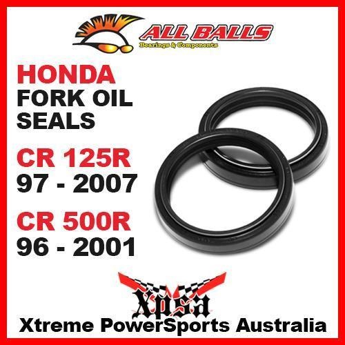 All Balls 55-126 Honda CR125R CR 125R 97-2007 CR500R 500R 96-2001 Fork Oil Seal Kit 46x58x9.5/11