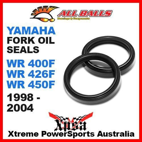 All Balls 55-126 Yamaha WR400F WR426F WR450F WR 400F-450F 98-2004 Fork Oil Seal Kit 46x58x9.5/11