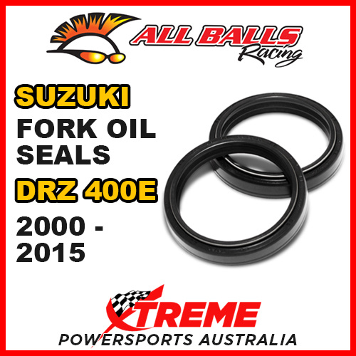 All Balls 55-129 For Suzuki DRZ400E DRZ 400E DR-Z400E 2000-2015 Fork Oil Seal Kit 49x60x10