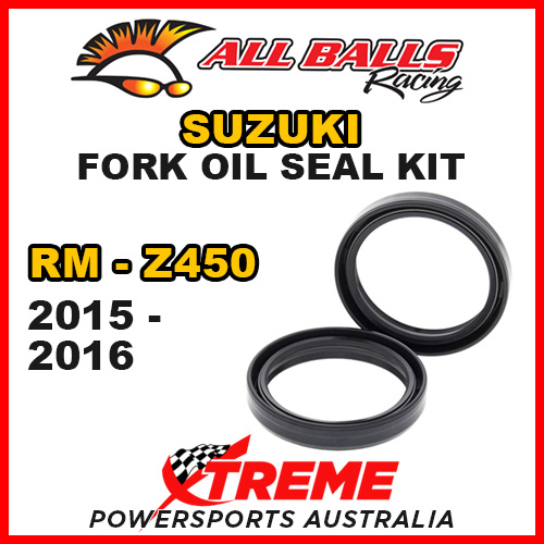All Balls 55-129 For Suzuki RM-Z450 RM-Z 450 2015-2016 Fork Oil Seal Kit 49x60x10