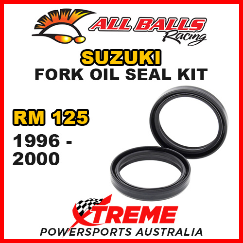 All Balls 55-129 For Suzuki RM125 RM 125 1996-2000 Fork Oil Seal Kit 49x60x10