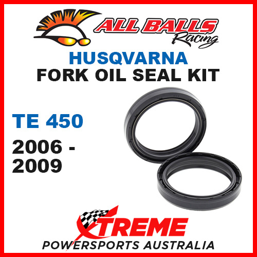 All Balls 55-130 Husqvarna TE450 TE 450 2006-2009 Fork Oil Seal Kit 50x63x11