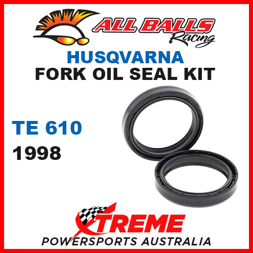All Balls 55-130 Husqvarna TE610 TE 610 1998 Fork Oil Seal Kit 50x63x11