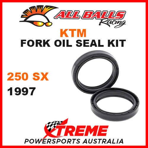 All Balls 55-130 KTM 250SX 250 SX 1997 Fork Oil Seal Kit 50x63x11