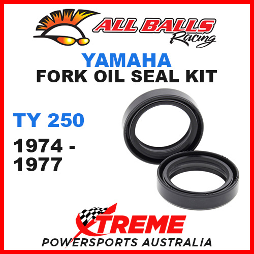 All Balls 55-133 Yamaha TY250 TY 250 1974-1977 Fork Oil Seal Kit 34x46x10.5